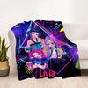 Colorful Fashion Trio Blanket Soft & Cozy Perfect for Office Bed Chair Four Seasons Universal Modern Perfect Gift for Relatives and Friends