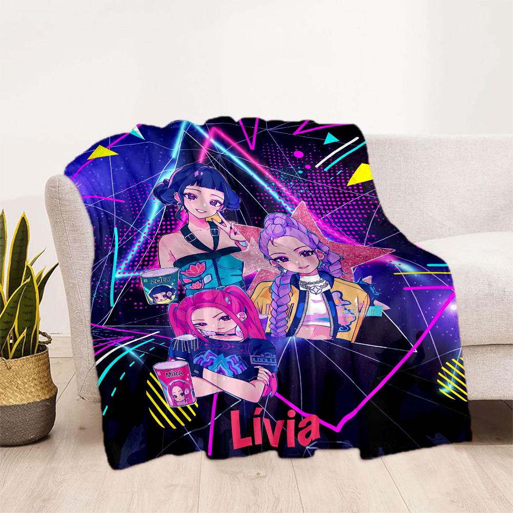 Colorful Fashion Trio Blanket Soft & Cozy Perfect for Office Bed Chair Four Seasons Universal Modern Perfect Gift for Relatives and Friends