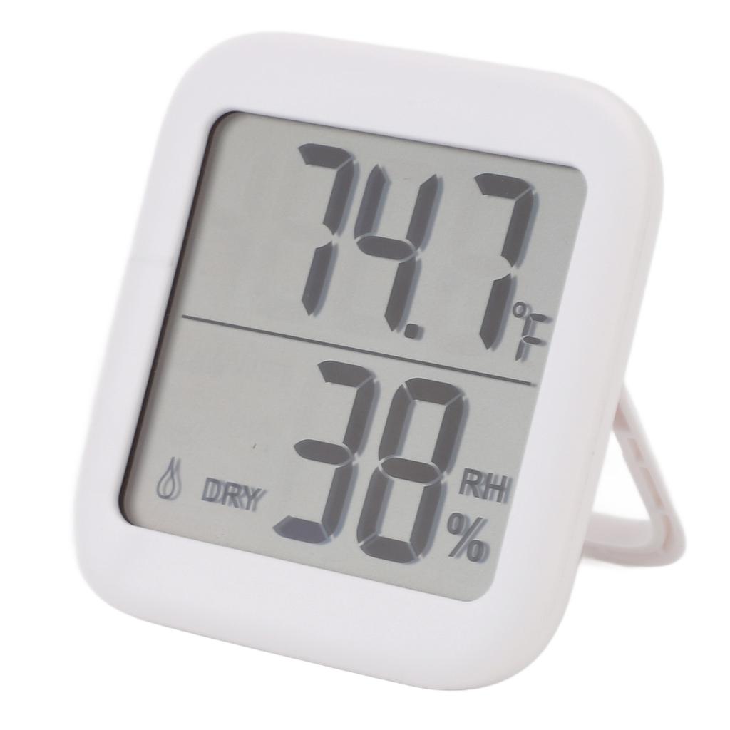 Digital Thermometer Hygrometer with Magnetic Tablestand LCD Display Indoor Temperature Humidity Meter for Home