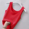 Sling Threaded Vest Women's Large Size Slim Fit Outer Wear Inner Bottoming Shirt Sleeveless Thin Vest