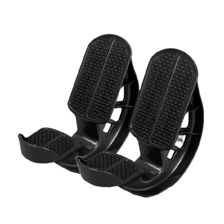 2Pcs Ergonomic Stretching Wheels With Nonslip Surfaces Calf Leg Stretcher Ankle Stretch Board Indoor Leg Massager чёрный