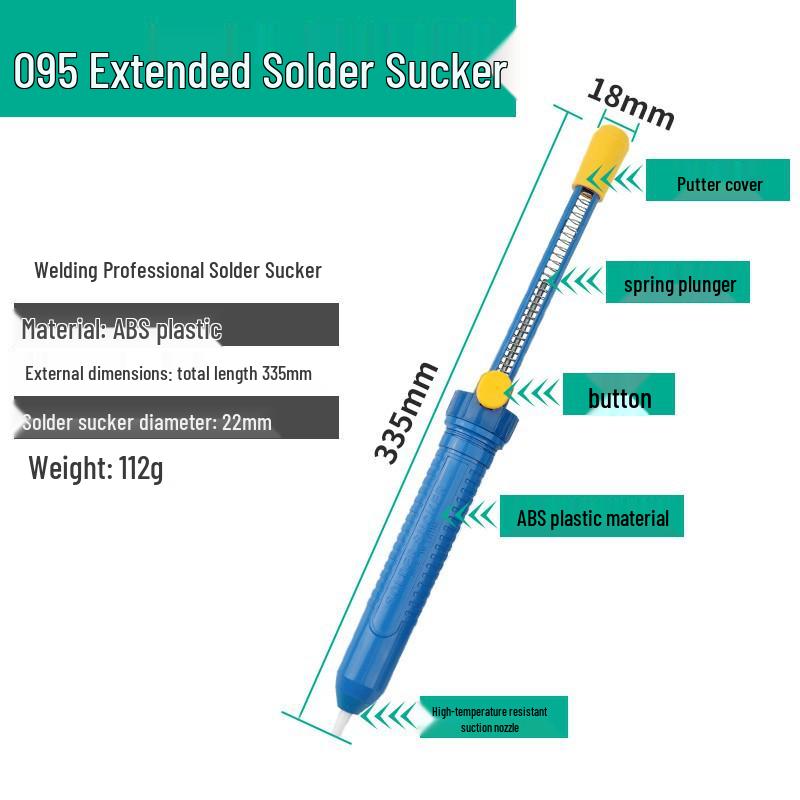 ELECO Solder Sucker Pump - Powerful Desoldering Tool for Circuit Board Repair