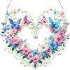 DIY 2D Flat Acrylic Special Shaped Diamond Art Pendant for Home Decoration and Gift