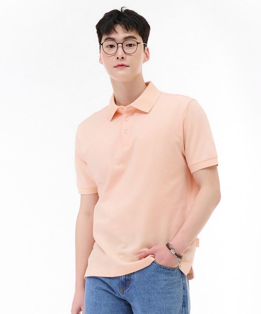CHASECULT Unisex Cool Pique Collared T-Shirt - Orange
