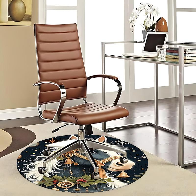 

1pc Anime Cartoon Design Office Chair Mat - Festival Gift, Non-Slip Carpet for Home Decor, Suitable for All Seasons.Z020 80cm by 80cm