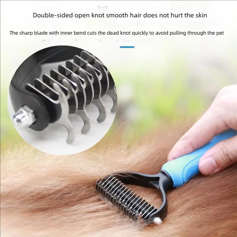 Dog Brush Pet Dog Hair Remover Cat Comb Grooming And Care Brush For Matted Long Hair and Short Hair Curly Dog Supplies Pet Items