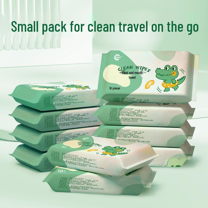 Disposable Dehumidifying Wet Wipes - Portable 10-Pack