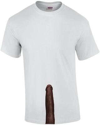 Zwart Penis Shirt T-shirt