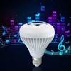 AC 85-265V E27 LED12W Light Bulb RGB Multi-colour Change Bluetooth Speaker Music Playback Function Bedroom Christmas Party Decoration