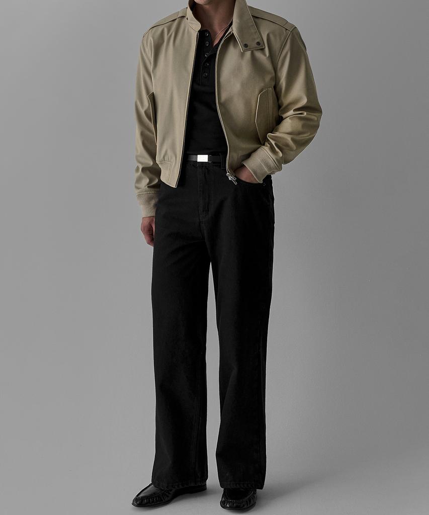 BOWLOW PRODUCT Overlap High-Neck Jacket [Beige]