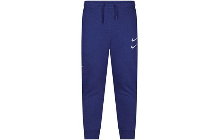 Nike Knitted Sweatpants Men s Blue Moderate Cuffed Pants DB4956-455 M