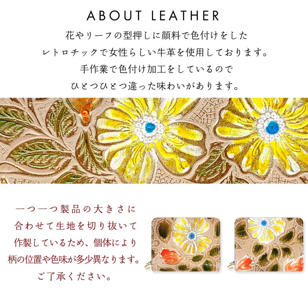 Leo&Aoi Genuine Leather Wallet with Double Zipper, Round Zipper, Accordion-Style Design, Card Slots, Bill Compartment, Coin Purse, Women's, Cowhide