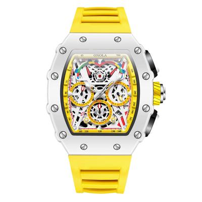 RORIOS Leichte Herren-Quarzuhr mit Multifunktion, Tagesanzeige, Wasserdicht, Stilvoll, Beliebt, Schlichtes Design, Unisex für Business, Arbeit und ein