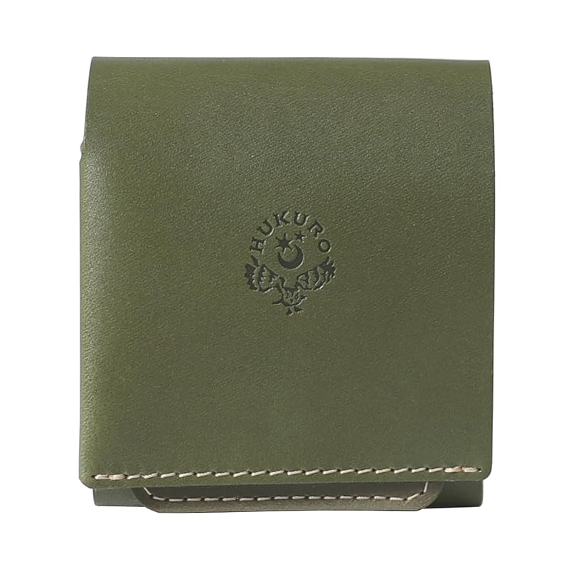 

[HUKURO] bi-fold wallet men s palm wallet -Beh- box type coin purse large capacity tochigi leather genuine leather square made in Japan Fukuro