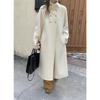 Q660 High-end Albaka Retro Double-breasted Cashmere Coat Women's Daily Leisure Commuting Versatile Woolen Coat