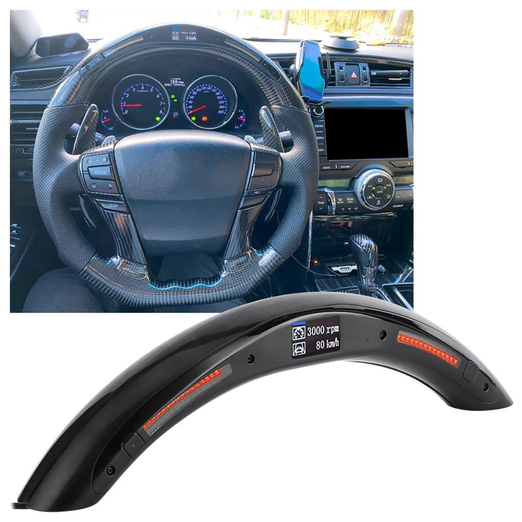 LED Performance Volant 4. generace Závodní Digitální Displej Kontrolky Moduly OBD2 Sady LED Displej Volantu