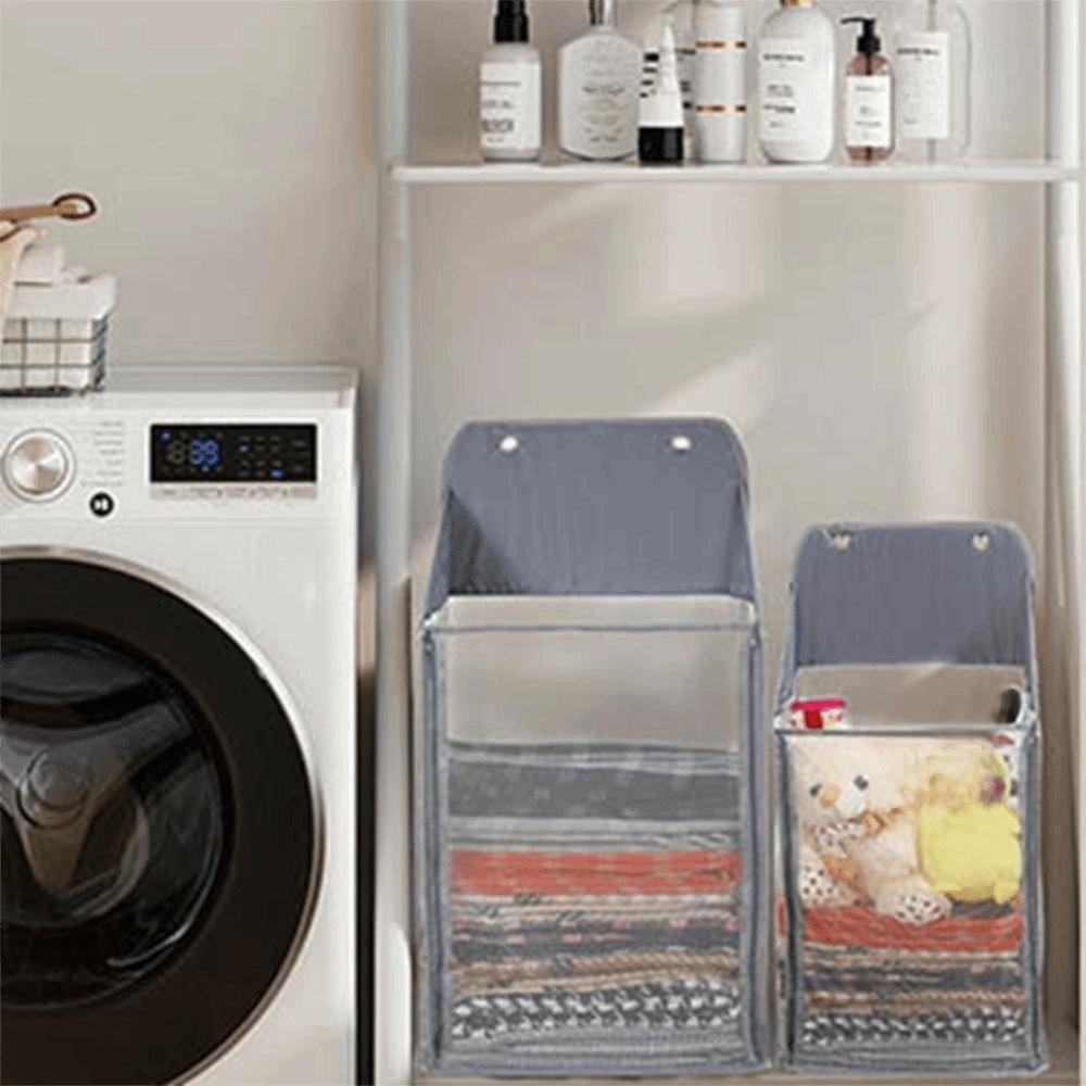 Space Saving Over the Door Laundry Hamper Foldable Sundry Storage Bag  Bedroom