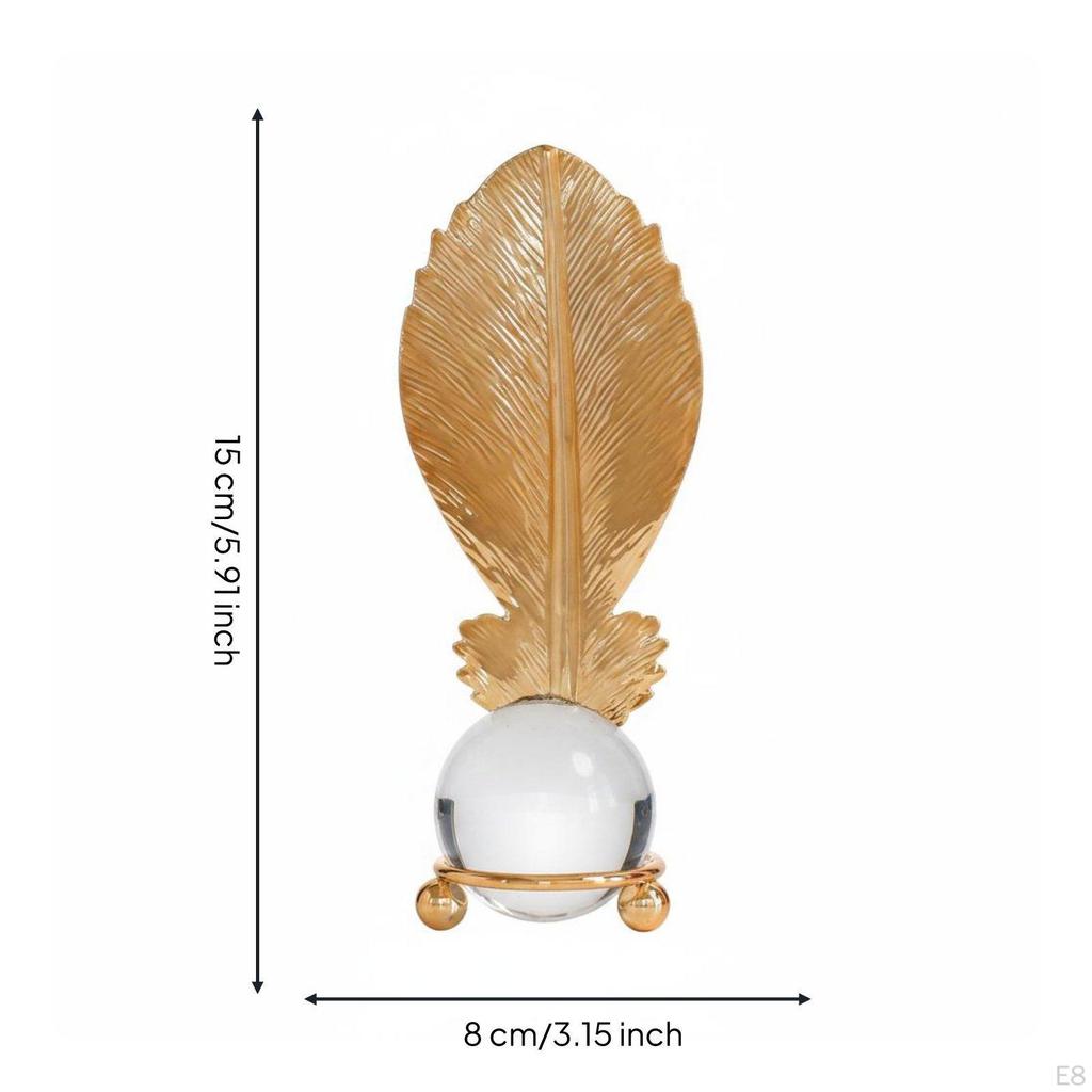 Desk Decor Elegant Luxury Sculpture Gift Idea Flower Ornament for Living Room, Cabinet,
