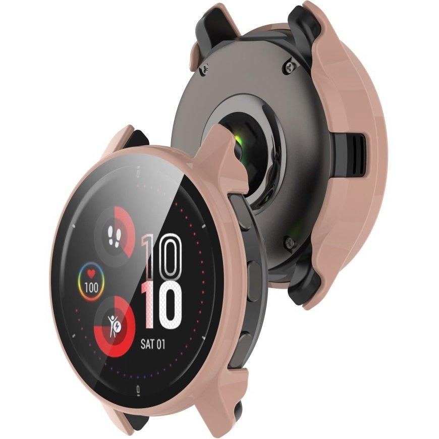 2in1 Case + Tempered Glass for Garmin Venu 2 Plus, Pink