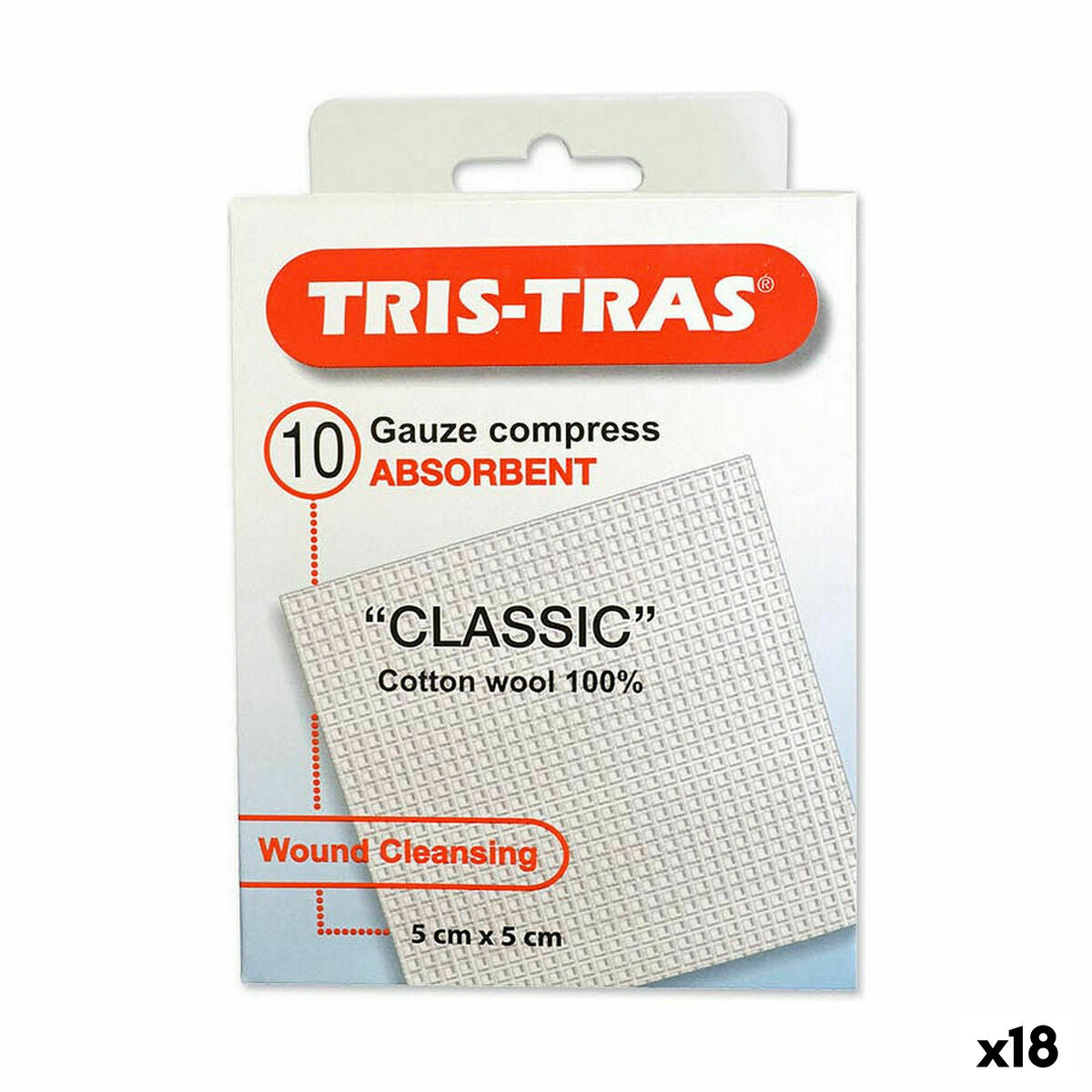 

Стерилизованные повязки 18 шт.