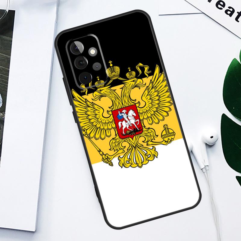 Russia Coat of Arms For Samsung Galaxy A52 A22 A32 A54 A34 A14 A55 A35 A15 A53 A33 A13 A05 A06 A16 Phone Case