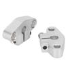 2 Pcs Horizontal Optical Axle Support 0.3inch Wear Resistance Straight Linear Rail Bracket