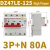 Delixi 220V Miniature Air Switch Circuit Breaker 2P with Leakage Protection, 1P+N, 3P, 4P.