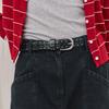 Studded Real Leather Belt AR7AQ861