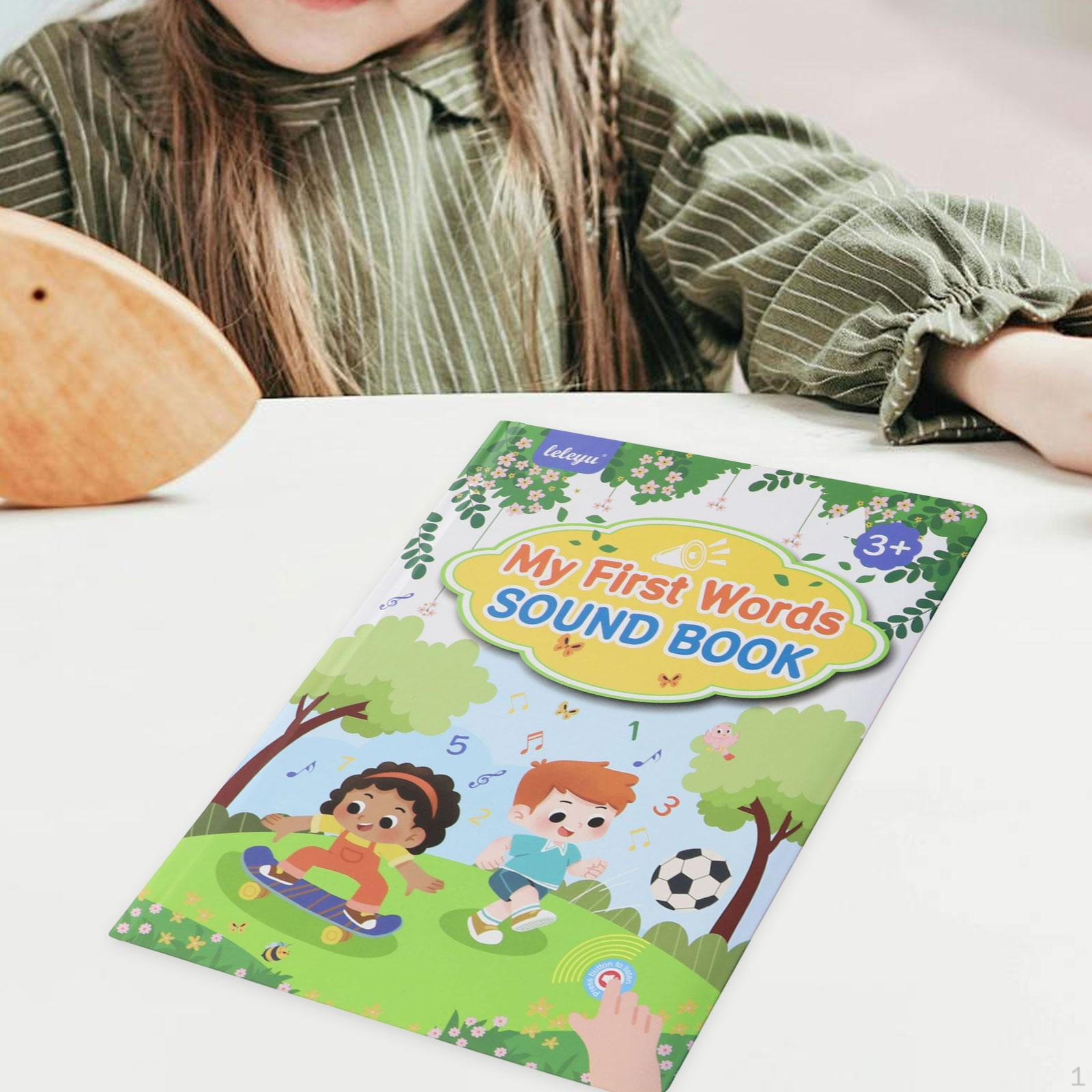 

English Learning Talking Book Interactive Preschool Birthday Gifts for Boys Girls 3+ My First Words