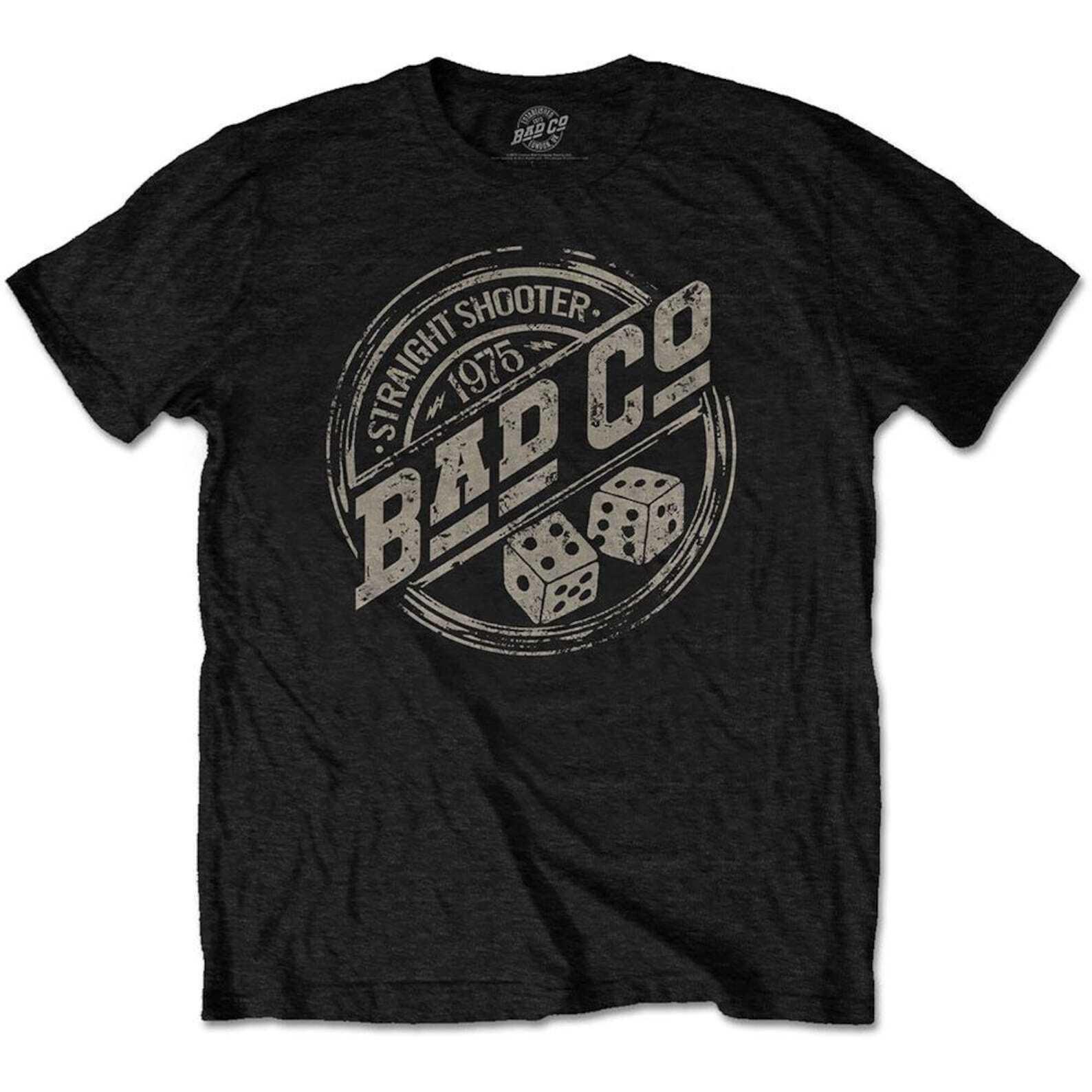 Bad Company Unisex T-Shirt Straight Shooter Roundel M