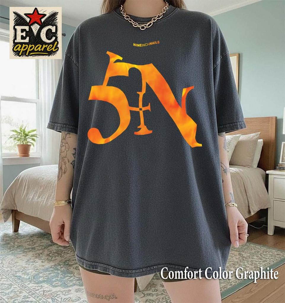Comfort Colors® 1717 Vintage NIN Sin T shirt , 90s band Shirt, Deathcore Music, Cute , Trendy Shirts, NIN002