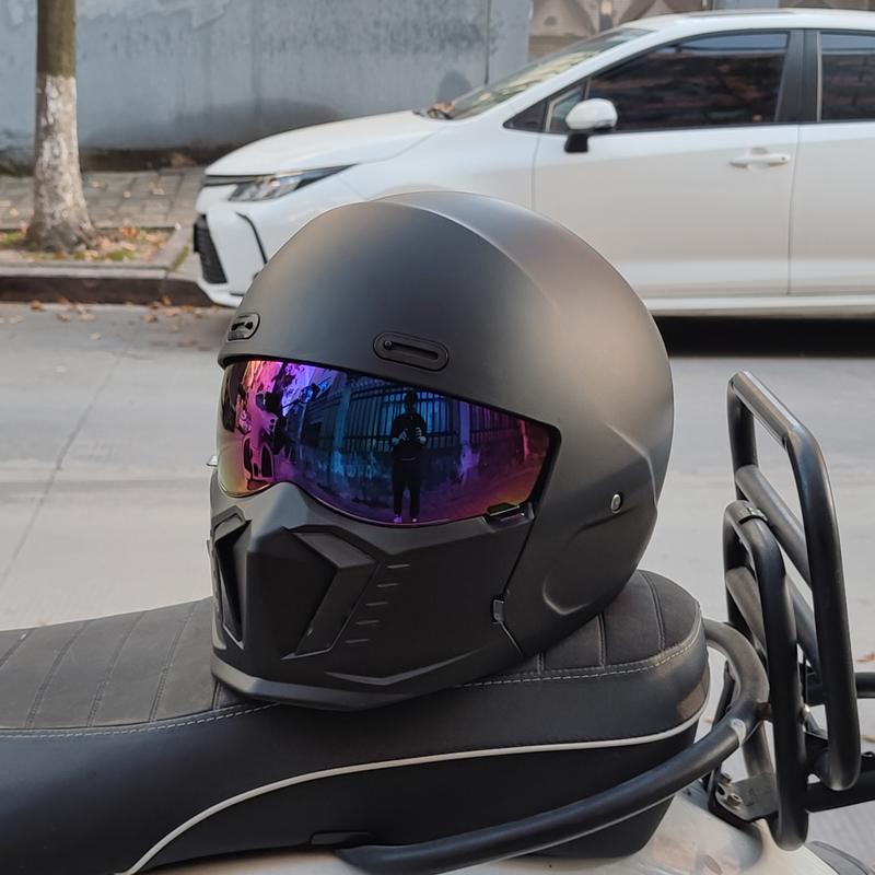 

Новий Scorpion Retro Motorcycle Cascos Moto Locomotive Personality Багатоцільовий комбінований шолом Half ML XL XXL XXXL L