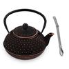Chinese Cast Iron Teapot Sui 0.8 L + Stainless Steel Straw with Filter
