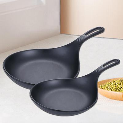 Piatto Cucchiaio con Manico Vassoio da Portata per Snack Piatto da Degustazione Piatto da Cena Melamina Piatto Coreano Portatile per Sale da Pranzo Buffet