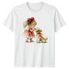 Girl And Dog Friendship Tee Dog Lovers Animal Art Unisex Unisex Unisex Graphic Top
