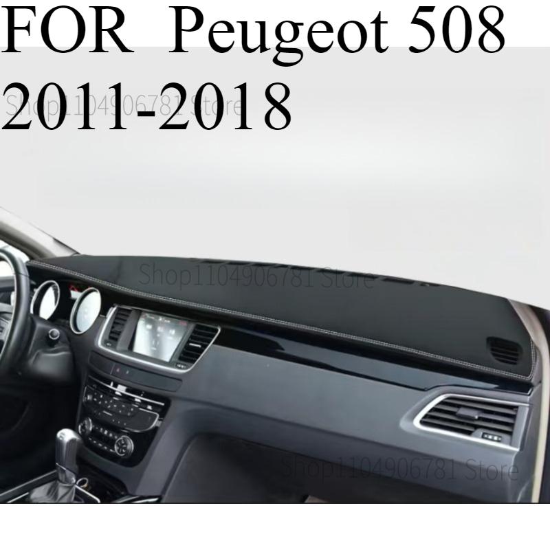 Car Dash Mat Dashmat Dashboard Mat Cover Sun Shade Dash Board Cover Carpet  Accessories FOR  Peugeot 508 2011-2018