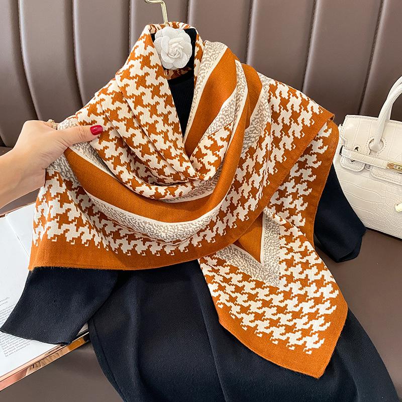 Ethnic Style Print 90 Square Scarf Summer Woman Headband Muslim Hijab Shawls Ladies Simple Bandana Retro Islamic Turban