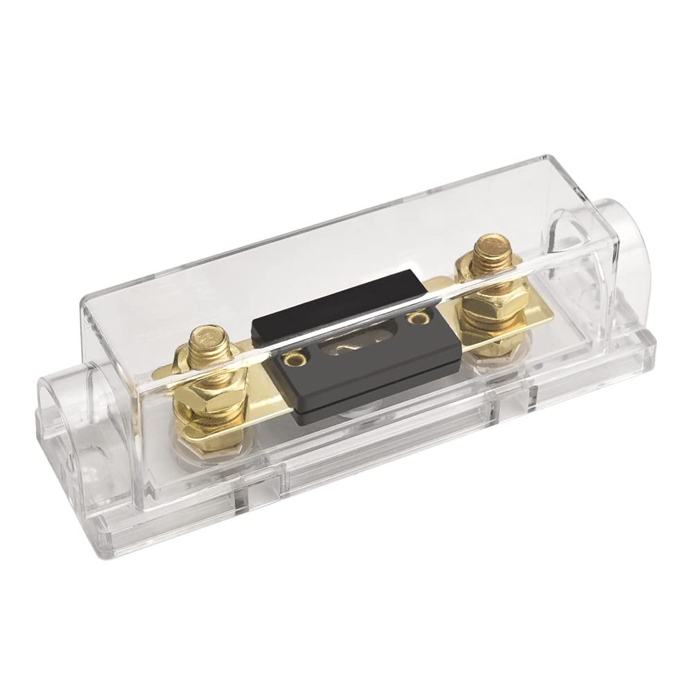 

Heschen Car 40A ANL Fuse Holder with ANL Fuse for Car Motorcycle Audio Subwoofer Supplies Golden Color 1pcs золотой