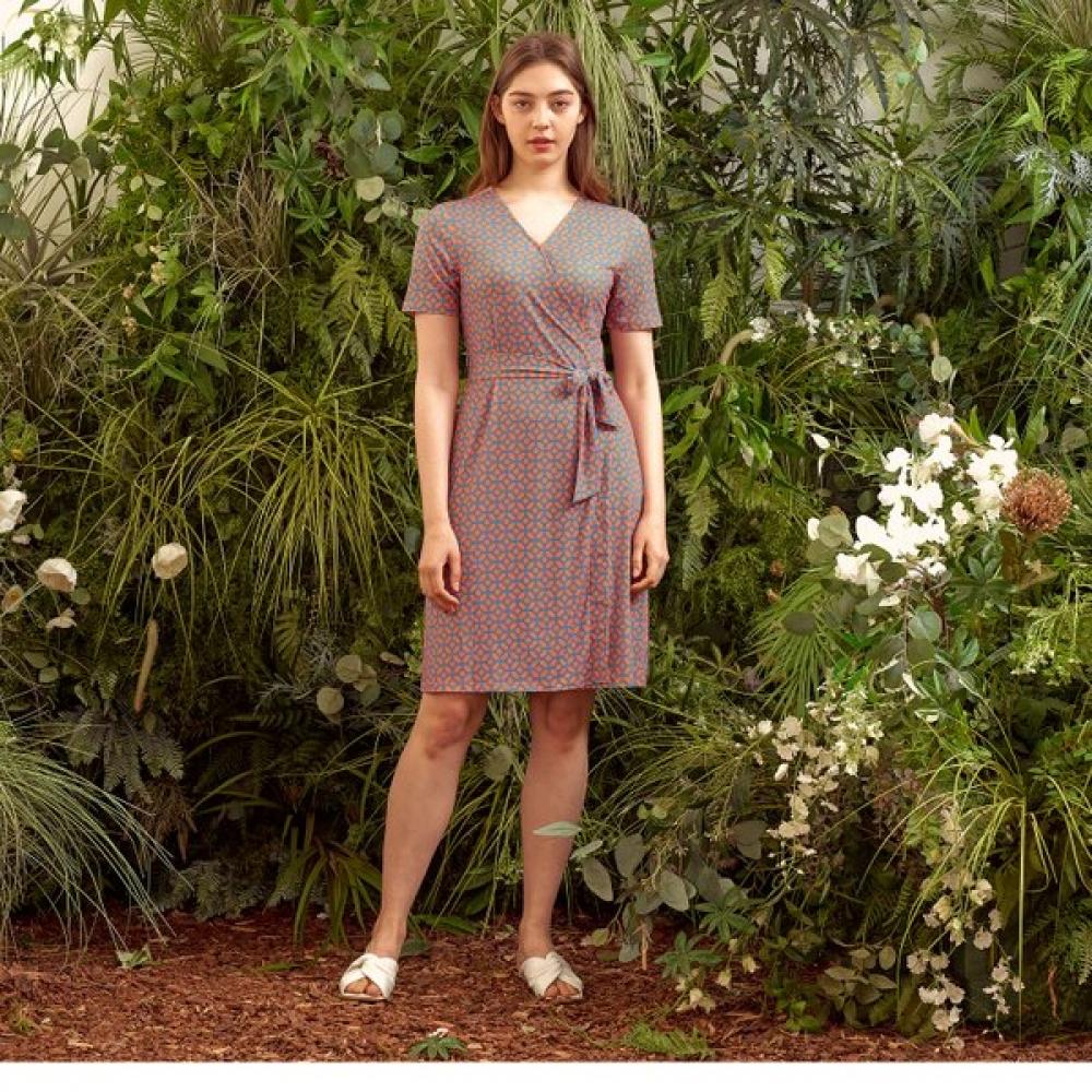 

Lipbbam Creora Leoni Midi Wrap Dress Ldm03oz01 FREE/LDM03OZ01