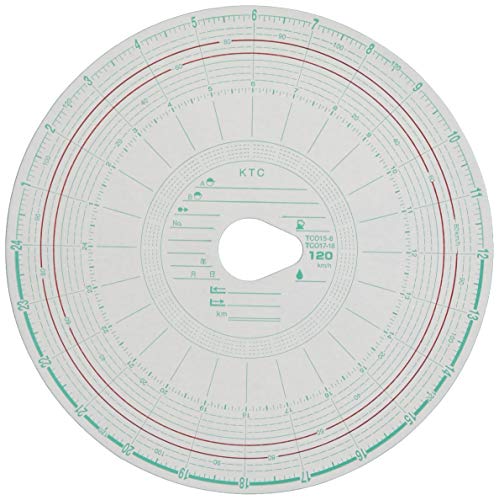 

Бумага для записи Koshiba (КОШИБА) Бумага для диаграмм [использование 1 день] 120 км/ч (красная линия 24 часа) 100 листов КМ-24-120-2С