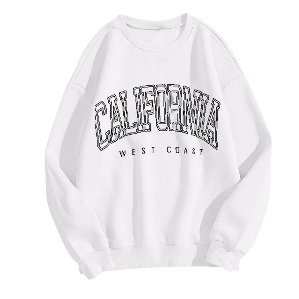 Women's Sweatshirt Sports Valentine's Day Couple Print Pullover Sweatshirt Pullover Long Sleeve Top Casual Sweatshirt Couple Sweatshirt