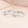 FANCIME Platinum One Size Fits Sizes Perfect for and Gift Wrapping Men's V-Shaped Ring, Most, Pt950, 14-20, Adjustable, Simple, Proposals, Engagement,