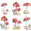 Cartoon Wall Stickers Fairy Forest Mushroom Plant Wall Sticker Decal Kids Room Nursery Art Mural for Home Bedroom Decoration