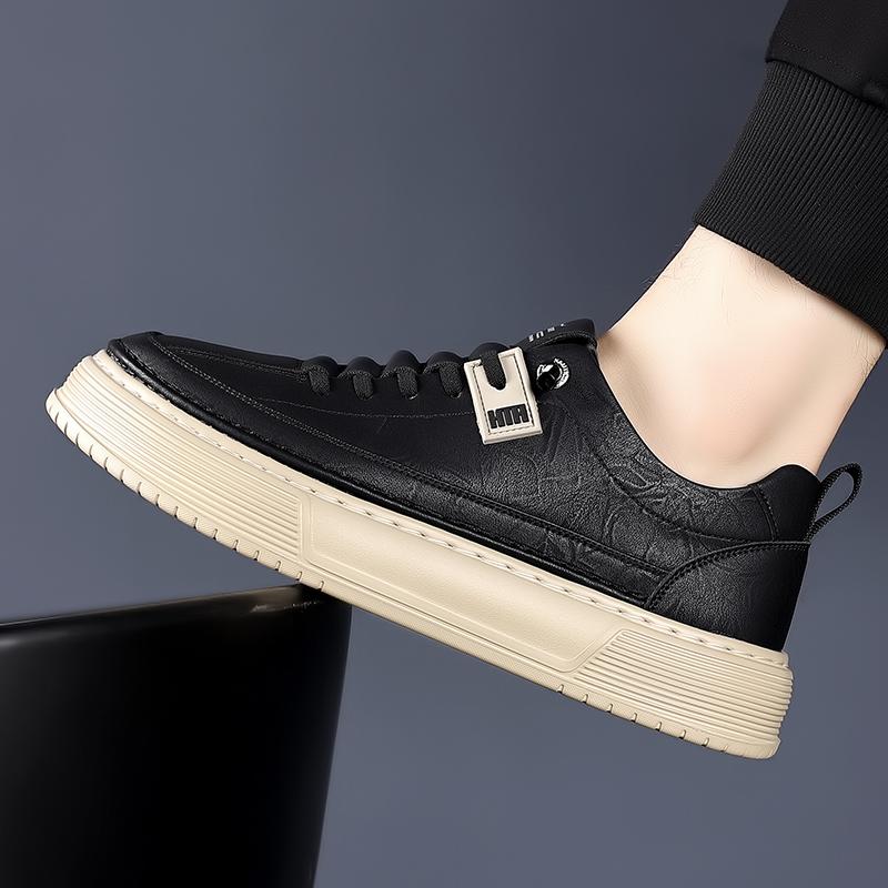 Luxury Brand Mens Casual Shoes Genuine Leather Business Oxford Shoes Antiskid Wear-Resistant Thick Soled  Running Sneakers Shoes