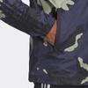 Adidas Originals Trefoil Logo Embroidered Camo Windbreaker Hooded Jacket Men Outerwear Camouflage HF4876