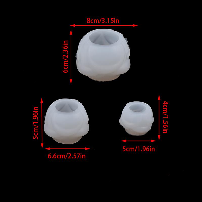 Flower Silicone Candle Mold 3D Peony Flower Soap Gypsum Resin Casting Mould Diy Chocolate Cake Baking Tool Wedding Gift