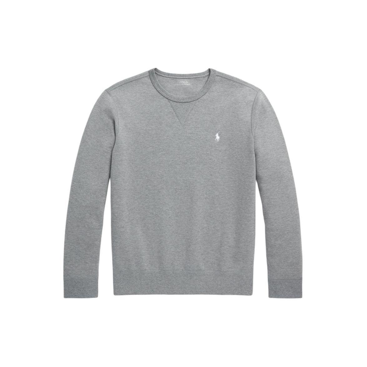 

Polo Ralph Lauren Однотонный с вышитым логотипом Свитшот с круглым вырезом и длинными рукавами для мужчин Стальной серый MNPOKNI16823445-020 XS