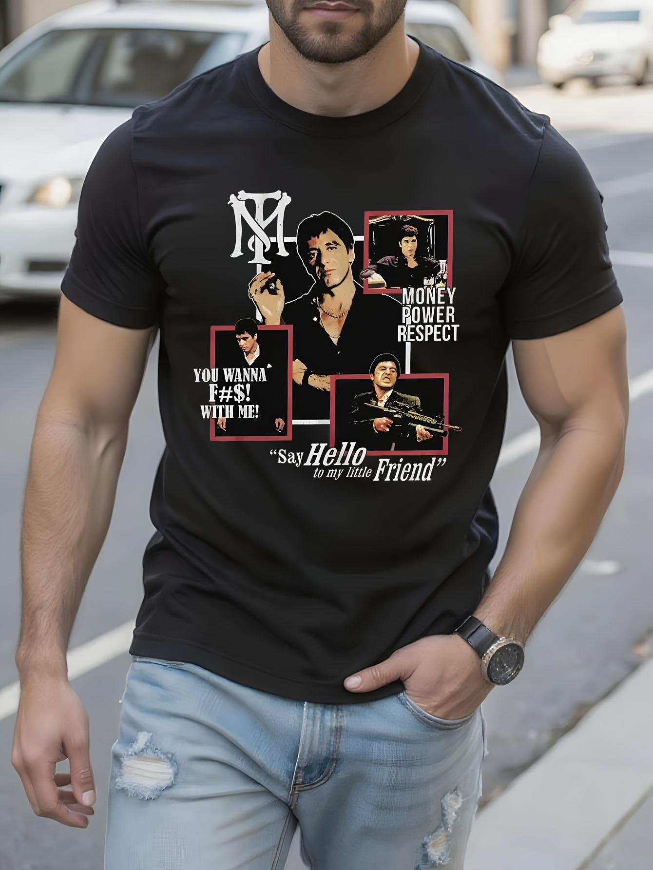 Scarface Movie Graphic Tshirt Graphic Tshirt for Men - To... S