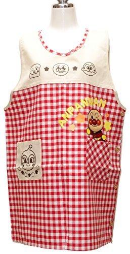 

Anpanman Left Side Button Cover Apron Red A02920-43