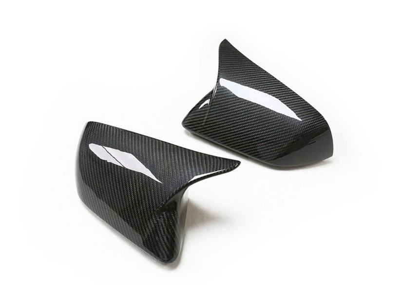 Ford Mustang US/China/Europe Spec Dry Carbon Fiber Rearview Mirror Horn Cover